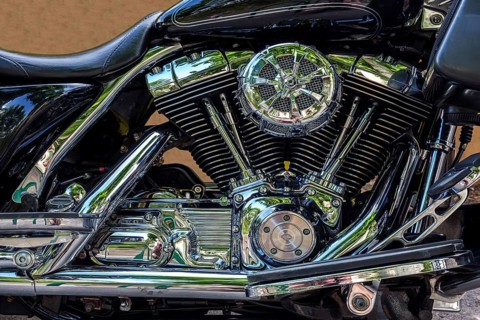 Motorbike, Harley Davidson engine, Provence, France, Europe
