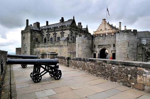 Cannons at Stirling Castle, Scotland, UK