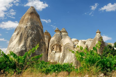 Tuff rock, Love Valley, Göreme, Cappadocia, Turkey, Asia