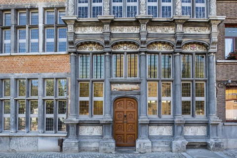 In Den Grooten Zalm, The Salmon, house of the Fishermans' Guild at the Zoutwerf in the city
