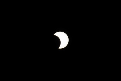 Partial solar eclipse on 2 October 2024 in Buenos Aires, Argentina, South America