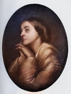 Christina Georgina Rossetti, 1830-1894, English poetess of the 19th century, sister of Dante,