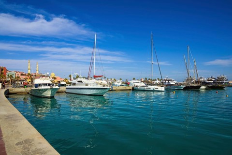 Hurghada Marina, Hurghada, Red Sea, Egypt, Africa