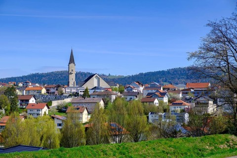 Parish Church of St Vitus, Hauzenberg, Bavarian Forest, Lower Bavaria, Bavaria, Germany, Europe
