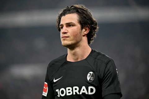 Merlin Röhl SC Freiburg SCF (34) Portrait MHPArena, MHP Arena Stuttgart, Baden-Württemberg,