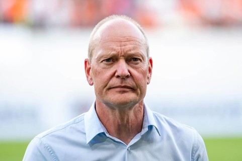 LUBIN, POLAND - AUGUST 17, 2024: Football match Polish PKO Ekstraklasa between KGHM Zaglebie Lubin