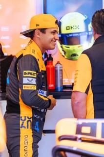MELBOURNE, AUSTRALIA, APRIL 2: Lando Norris of Great Britain of McLaren Formula 1 Team before the