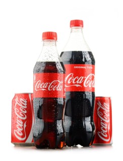 Coca-Cola is a carbonated soft drink manufactured by The Coca-Cola Company headquartered in