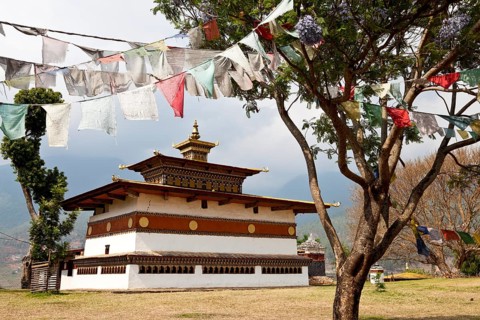Chimi lhakhang temple, punakha, bhutan