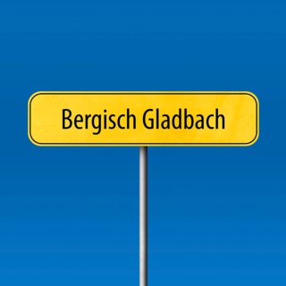 Bergisch Gladbach, town entrance sign, town sign