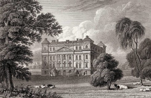 Duff House, Banff, Aberdeenshire, Scotland, 19th century, from Modern Athens by Th. H. Shepherd