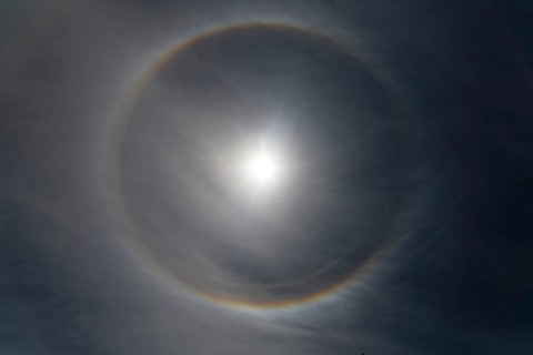 Nature, ring halo, atmospheric phenomenon, Province of Quebec, Canada, North America