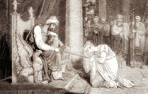 Esther before Ahasuerus, Book of Esther, Old Testament, Hebrew Tanakh