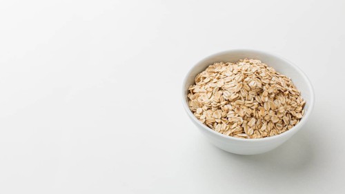 Close up bowl cereals