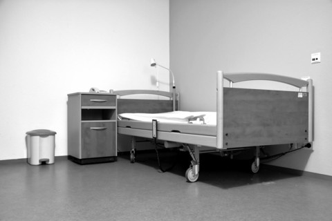 Empty room in a nursing home
