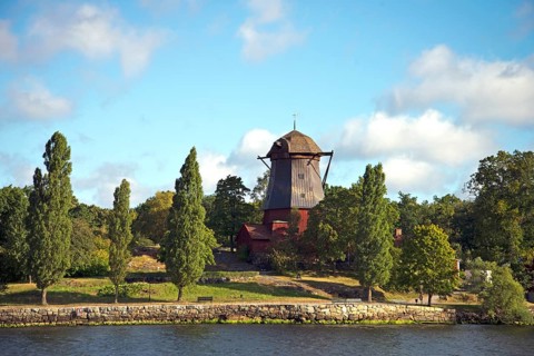 Historic windmill, Djurgarden, Stockholm