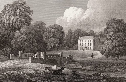 Dalguise House, Dalguise, Perth and Kinross, 19th century, from Modern Athens by Th. H. Shepherd