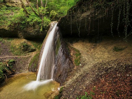 Schwarzenbach Waterfall, Baar, Canton Zug, Switzerland, Europe