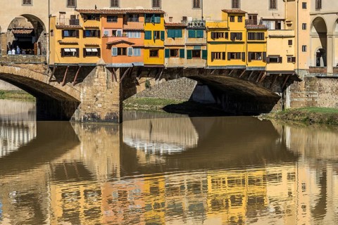 Ponte Vecchio, landmark, old town, architecture, tourism, travel, historic bridge over the Arno in