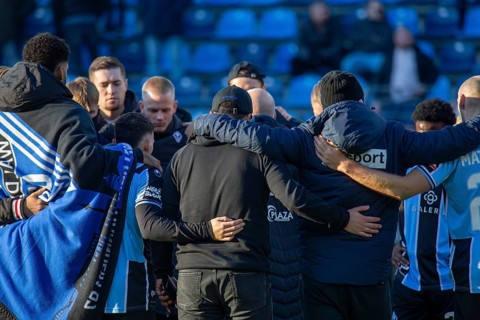 Football 3rd division, 2024/25 season, matchday 22: Waldhof Mannheim vs SC Verl. Picture: The SV