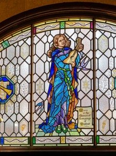 Grade 1 listed interior of the Philharmonic Dining Rooms public house, Hope Street, Liverpool,