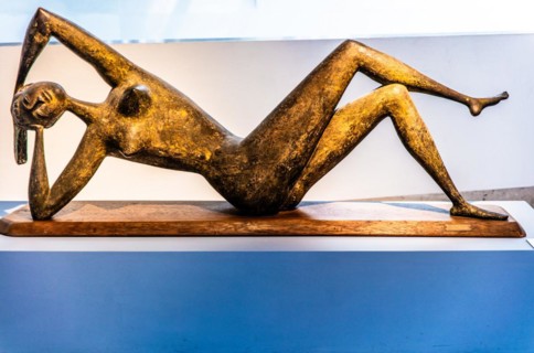 Spring Awakening by Marcello Mascherini, bronze, 1955, Palazzo Rvoltella, palace and modern art