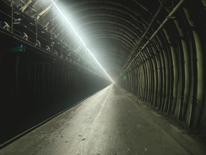Tunnel section in construction lot H53, Brenner Base Tunnel, Tyrol, Austria, Europe