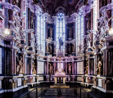 Burial place of the Wettins in the east choir of Freiberg Cathedral. At the request of Christian I,