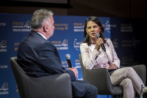 Annalena Bärbock (Alliance 90/The Greens), Federal Foreign Minister, photographed during her trip