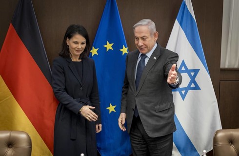 Annalena Bärbock (Alliance 90/The Greens), Federal Foreign Minister, photographed during her visit