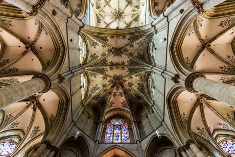 Interior view, Church of Our Lady, UNESCO World Heritage Site, Trier, Rhineland-Palatinate,
