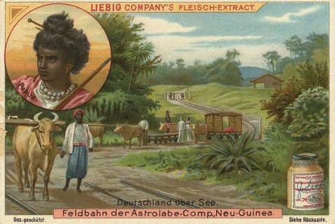 Picture series German overseas colonies, field railway of the Astrolabe Company in New Guinea,
