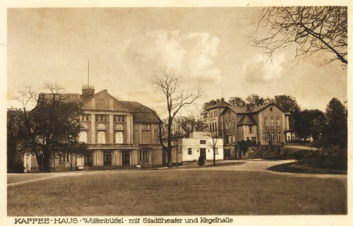 Historical postcard, picture postcard, Wolfenbüttel, Lower Saxony, Germany, digitally enhanced