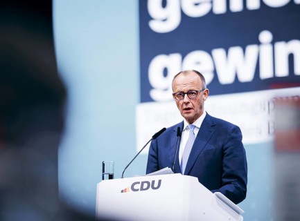 Friedrich Merz, party chairman of the CDU, photographed at the CDU Germany 2024 party conference in