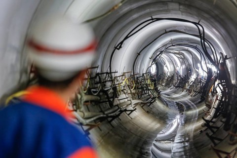 Theme photo Emscher conversion, the Emscher system will be sewage-free in 2021 - new construction