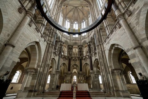 Magdeburg cathedral, Ceiling, Magdeburg, Saxony Anhalt, Germany, Europe
