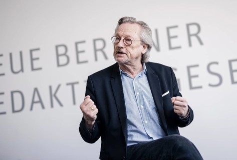 Peter Brandt, recorded during an interview at the NBR office in Berlin. 09.05.2022