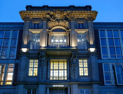 Building of the private business school of the European School of Management and Technology, ESMT,