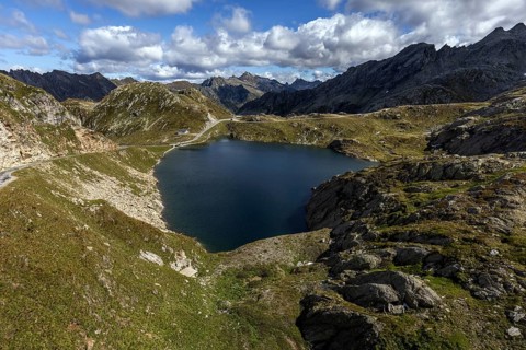 Lake Scuro, Lago Scuro, Sambuco valley, Vale Sambuco, near Fusio, Lavizzara, behind Ticino