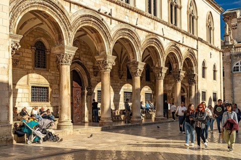 The Rector's Palace in Dubrovnik, Croatia, Europe