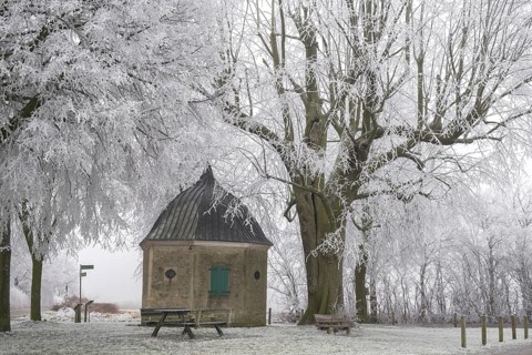 Mountain chapel on the Schöppinger Berg, Schöppingen, Münsterland, North Rhine-Westphalia, Germany,