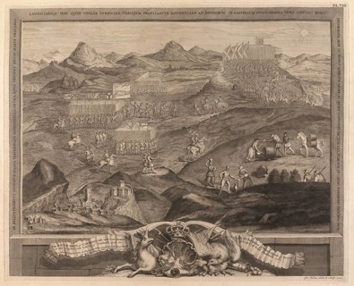 The Battle of Carberry-hill near Edinburgh with the surrender of Mary Queen of Scots to the