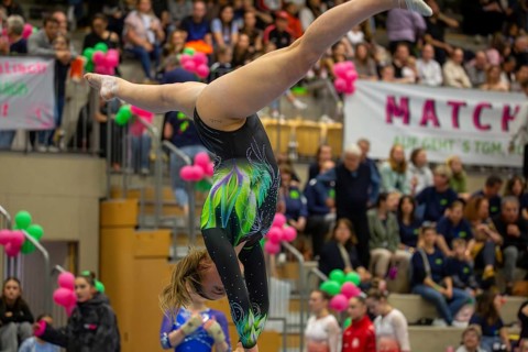 German Gymnastics League (Bundesliga) for woman, 1st competition day 2025 in Mannheim***Emma