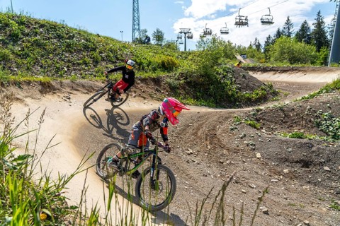 Bikepark Winterberg, on the Kappe mountain, 11 mountain bike downhill trails, in all levels of