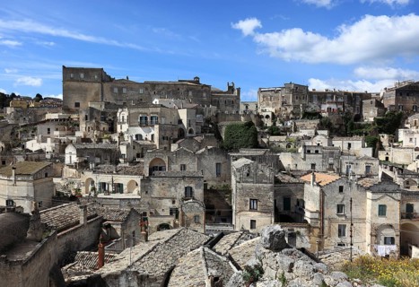 Old town, Sassi, Sassi di Matera cave settlements, UNESCO World Heritage Site, Matera, Basilicata,