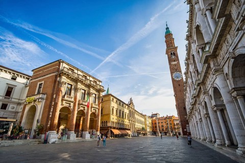 Piazza dei Signori, Vicenza, Veneto, Italy, Europe