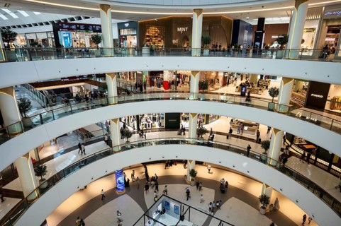 Interior, Dubai Luxury Shopping Mall, Luxury Shopping Centre, Downtown, Dubai, United Arab