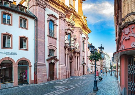 St Augustine's Church in Mainz, Old Town, Rhineland-Palatinate, Germany, Europe