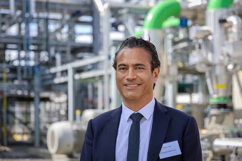 Oberhausen, North Rhine-Westphalia, Germany, Green hydrogen at Air Liquide, hydrogen production at