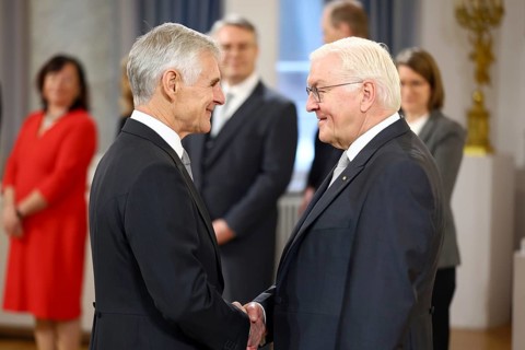 Michael Linhart Austria is received by Frank-Walter Steinmeier (President of the Federal Republic